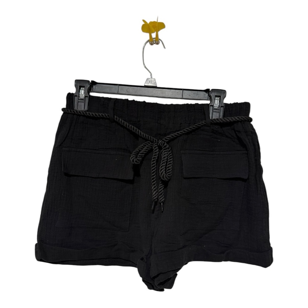 Cuffed High-Rise Shorts